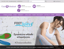 Tablet Screenshot of footmedical.pl